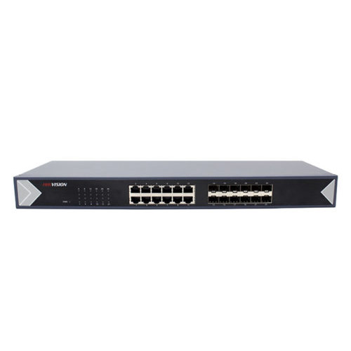 Switch Unmanaged Gigabit a 24 porte</br></br>Switch di rete Layer 2 progettato per la trasmissione di dati video</br></br>12 porte Ethernet da 10/100/1000 Mbps e 12 porte SFP da 10/100/1000 Mbps</br></br>Disponibili standard di rete IEEE 802.3, IEEE802.3u e IEEE802.3x</br></br>Commutazione store-and-forward</br></br>Ritardo nello scambio dati inferiore a 5us</br></br>Sicuro e affidabile grazie alla protezione da sovratensione elevata da 4 KV</br></br>Plug and play garantisce semplicità e praticità.</br></br>PORTE: 24. TIPOLOGIA: 12: 10/100/1000 12: SFP.</br></br>TIPO: L2 UNMANAGED.</br></br>CASE: METALLICO. BANDA: 48 GBPS.</br></br>TEMPERATURA FUNZIONAMENTO:  -5 °C a 50 °C.</br></br>ALIMENTAZIONE: 220 VAC</br>