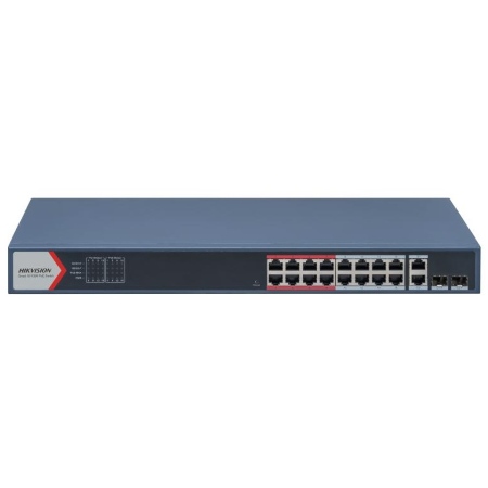 - Porte: 16</br>- Poe: 16:  Ieee 802.3Af, Ieee802.3At</br>- Tipologia: 10/100</br>- Tipo Poe: 30 W</br>- Budget Totale: 230 W</br>- Distanza Poe: Extended Mode 300Mt</br>- Uplink: 2. Tipologia Uplink: 10/100/1000, SFP</br>- Tipo: L2 Smart Managed</br>- Case: Metallico</br>- Banda: 7.2 Gbps</br>- Funzionalità: Network Topology, Health Monitor, Real time alarm push, </br>Temperatura Funzionamento: -10 °C A 55 °C</br>- Alimentazione: 100-240 Vac</br></br>