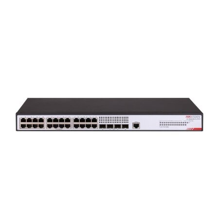 - L2, Smart Managed</br>- 24 Gigabit RJ45 ports</br>- 4 10G SFP ports</br>- Up to 6k IPv4 routing numbers</br>- Loop prevention (RSTP/MSTP/PVST/RPVST), Routing (RIP/OSPF/Static), </br>Stackable, IGMP, QoS (SP/WRR/SPWRR), VLAN (VLAN MAPPING/QinQ), SNMP V1/2/3, </br>Traffic Shaping, HPP/SSH/Console management.</br></br>