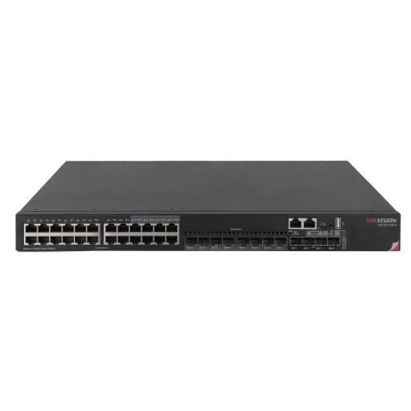 Enterprise core aggregationg network switch, 16 Gigabit RJ45 ports, 8 Gigabit </br>combo ports, 4 10G SFP ports, 1 expansion slot,11 redundancy for power module,</br> RSTP, QinQ vlan, OSPF, stackable, CLI.</br></br>