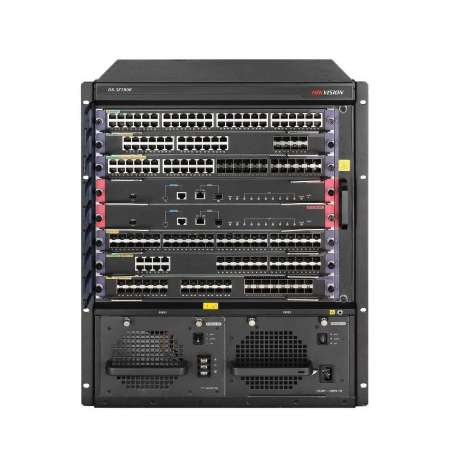 Enterprise core network switch, 13u chassis, include 6 LPU slots, 2 MPU slots, 2</br> Power Module slots, OSPF, IPv6, 11 redundancy for power module, </br>575mm436mm420mm (13U).</br></br>