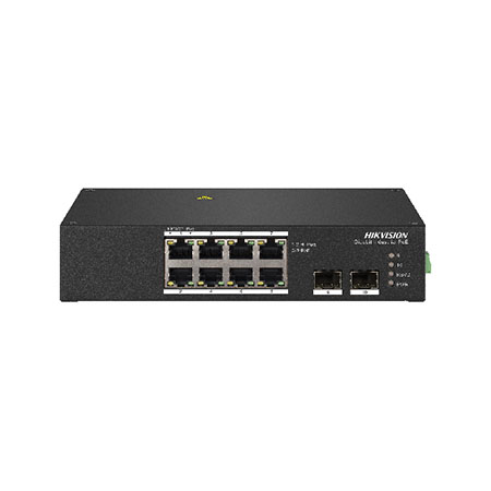 <strong>SWITCH INDUSTRIALE PoE 8 PORTE  2 SFP UNMANAGED</strong></br></br>- 8 porte Gigabit PoE, 2 porte Gigabit SFP in fibra ottica</br>- Fino a 90 W di uscita Hi-PoE per le porte 1-2</br>- Conforme a IEEE 802.3 af/at/bt</br>- Rilevamento intelligente dell'alimentazione PD con protezione da sovraccarico </br>a livello di sistema</br>- Protezione da sovratensione 6 KV</br>- Trasmissione a lungo raggio fino a 300 m</br>- Progettazione con temperatura più ampia (da -40 °C a 75 °C)</br>- Progettazione su guida DIN</br>