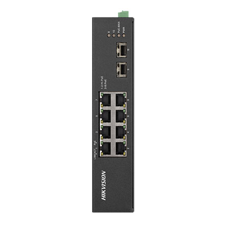 <strong>SWITCH INDUSTRIALE PoE 8 PORTE  2 SFP UNMANAGED</strong></br></br></br>- 6 porte RJ45 PoE gigabit, 2 porte RJ45 Hi-PoE gigabit e 2 porte ottiche SFP in</br> fibra ottica gigabit.</br>- Standard IEEE 802.3at/af/bt per porta Hi-PoE (uscita PoE max. 90 W).</br>- Standard IEEE 802.3at/af per porte PoE (uscita PoE max. 30 W).</br>- Standard IEEE 802.3, IEEE 802.3u, IEEE 802.3x, IEEE 802.3z e IEEE 802.3ab.</br>- Protezione da sovratensione a 6 kV per porte PoE.</br>- Trasmissione a lungo raggio fino a 300 m.</br>- Watchdog PoE per rilevare e riavviare automaticamente le telecamere che non </br>rispondono.</br>- Isolamento delle porte per migliorare la sicurezza della rete.</br>- Inoltro wire-speed.Design con temperature più ampie (da -30 °C a 65 °C).</br>- Commutazione store-and-forward.</br>- Scocca solida in metallo ad alta resistenza.</br>- Design affidabile senza ventola.</br>