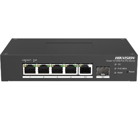 <strong>SWITCH INDUSTRIALE 4 PORTE PoE 10/100  1GB  1 SFP SMART </br>MANAGED</strong></br></br>- Gestione della topologia visualizzata.</br>- Monitoraggio dello stato di salute della rete.</br>- Funzionalità Layer 2: watchdog PoE, STP/RSTP, VLAN, SNMP, QoS, ERPS, ecc.</br>- Ampio intervallo di temperatura da -30 °C a 65 °C in ambienti difficili.</br>- 802.3af/at, PoE power budget 60w, max.</br>- 300 meter long distance PoE transmission, PoE watchdog, VLAN, QoS, SNMP, </br>STP/RSTP, ERPS,</br>