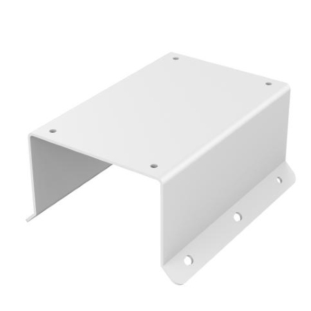 Supporto ad angolo bianco in acciaio inossidabile 314x255.51x146.17mm. Peso </br>5100g.</br>