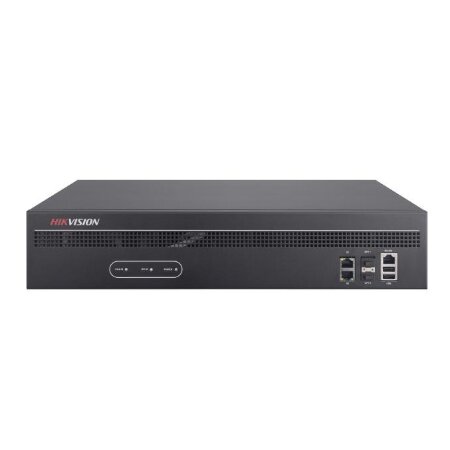 - Uscite Video 16 HDMI / 8 BNC Decoding 128CH</br>- Risoluzione  Decoding 12MP20fps 16ch / 8MP30fps 32ch / 5MP 30fps 48ch / 2MP</br>  30fps 128ch Input VGA / DVI 1080p</br>- Audio I/O 1/16</br>- Allarme I/O  8/8</br>- Interfaccia di Rete 2 Ethernet 10/100/1000 Interfaccia 1 RS-485 1RS-232</br>- Alimentazione 100-240 VAC 108W</br>- Temperatura di Esercizio -10° a 55°</br>