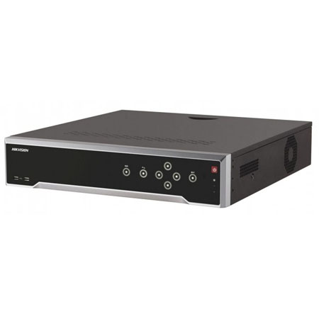 NVR 32 ingressi POE IP. Risoluzione dei canali IP sino a 12Mpixel ,banda totale </br>512 Mbps ,Formati H.265/H.265/H.264/H.264, Supporta 1 uscita audio/1 ingresso </br>audio, Supporta 16 ingressi d'allarme/ 4 uscite, canale voice talk, supporta 1 </br>uscita video HDMI (4K), 1 uscita video VGA (FullHD) , 2  USB 2.0, 1 x USB 3.0, </br>Scheda di rete Ethernet 1x RJ-45 10/100/1000 Mbps, 1 Porta Seriale RS-485 1x </br>RS-232, sino a 128 stream in rete, web server multibrowser, sino a 4HDD SATA da </br>6TB cadauno, alimentatore esterno 240Vac, consumo 300W, temperatura di esercizio</br> da -10°C a 55°C. Playback sincronizzato 32ch. Smart Features: Smart Search, </br>Detection Alarm.</br>1HDD DA 2TB INCLUSO (SPECIFICO PER APPLICAZIONI DI VIDEOSORVEGLIANZA) INSERITO A</br> BUNDLE</br>