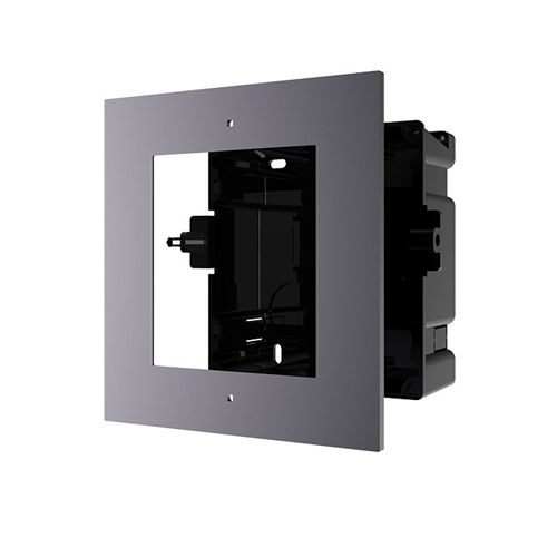 Accessorio per postazione da esterno modulare, montaggio a incasso. Include 1 </br>cornice e 1 pannello frontale per 1 modulo.</br>