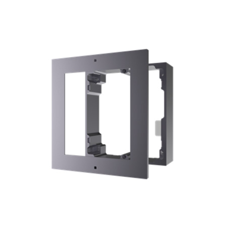 Accessorio per postazione da esterno modulare, montaggio a parete. Include 1 </br>cornice e 1 pannello frontale per 1 modulo.</br>