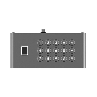 Tastieralettore impronte opzionale connessione tramite USB capacità </br>impronte:5000 , sul retro illuminazione tasti.</br>