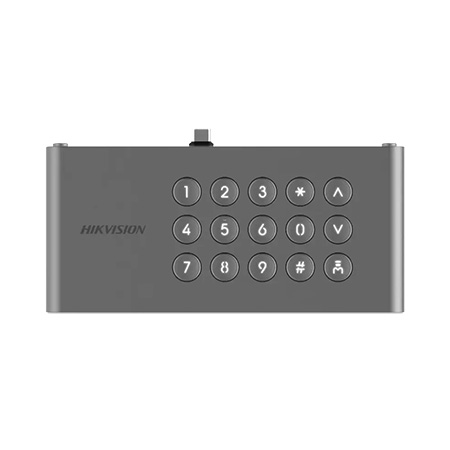 Tastiera opzionale per DS-KD9633 connessione tramite USB tipo-C IP65 & IK07 </br>Backlight compensation su retro illuminazione tasti.</br></br>