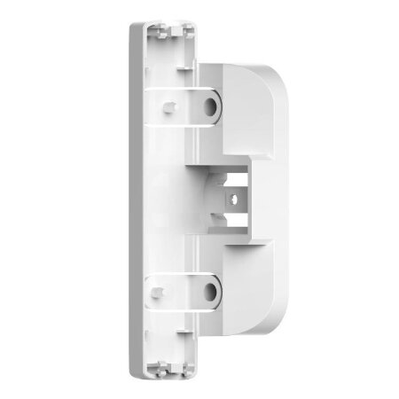 Staffa a parete ad "L".</br>permette l'installazione a 90/ dei rivelatori a tenda wireless DS-PDC10DM-EG2-WE</br> / DS-PDC10AM-EG2-WE.</br>Utilizzata da sola o abbinata alla staffa con snodo DS-PDB-EX-SBKT permette una </br>migliore gestione della copertura.</br>Protezione tamper.</br>Colore Bianco. Dimensioni 49.4 x 134.4 x 35.5 mm</br></br>