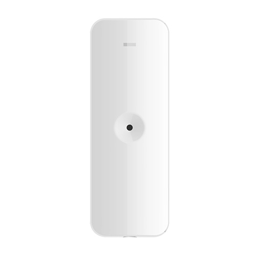 Rivelatore Rottura vetro wireless. Sensore microfonico omnidirezionale di alta </br>qualità. Protezione contro la rottura vetri fino a 8mt.</br>Tipologia vetro rilevato: Flottato. Cristallo in lastre. Temperato, Retinato, </br>Laminato al piombo, Doppio vetro.</br>Regolazione della sensibilità rottura vetro 2-4-6-8mt.Portata wireless 1600mt. </br>Configurabile tramite App. Indicatore potenza del segnale. Protezione jamming.</br>Autonomia della batteria 5 anni. Protezione Tamper (apertura/strappo). 2 x </br>batteria CR123A in dotazione.</br>Dimensioni 38.8mm  107.0mm  24.5mm. Installazione a soffitto / parete.</br>