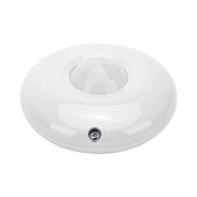 Rilevatore PIR filare da soffitto lente 360</br>Portata di rilevamento - Fino a 12 m  4m altezza</br>Compensazione digitale della temperatura</br>Sensibilità auto mAtica</br>Ottica 3D</br>Resistenze di bilanciamento integrate selezionabili (1K, 2K2, 4K7, 5K6 e 8K2)</br>Alimentazione da 9 a 16 V - Max 13 mA</br>Tecnologia IFT</br>Tamper frontale Dimensioni: diam 101,2 x 32.5 mm</br></br>
