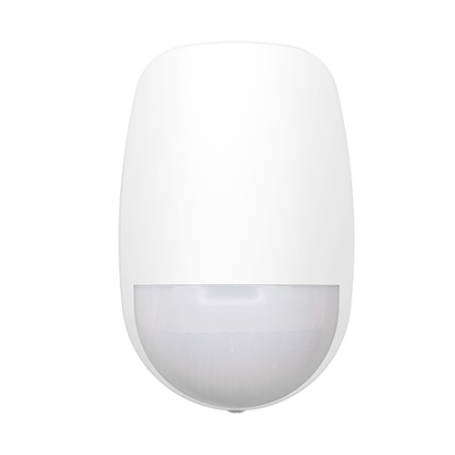 Rivelatore di movimento PIR.</br>Lente volumetrica Immune animali fino a 30Kg.</br>Portata 15mt / 85.9°.</br>Compensazione digitale della temperatura.</br>Portata wireless 1600mt.</br>Configurabile tramite App.</br>Indicatore potenza del segnale.</br>Protezione jamming.</br>Autonomia della batteria 5 anni.</br>Protezione Tamper (apertura/strappo).</br>1 x batteria CR123A in dotazione.</br>Dimensioni 65.5mm  103mm  48.5mm.</br>Altezza di installazione 1.8/2.4mt.</br>Staffa a soffitto e a parete opzionali</br>