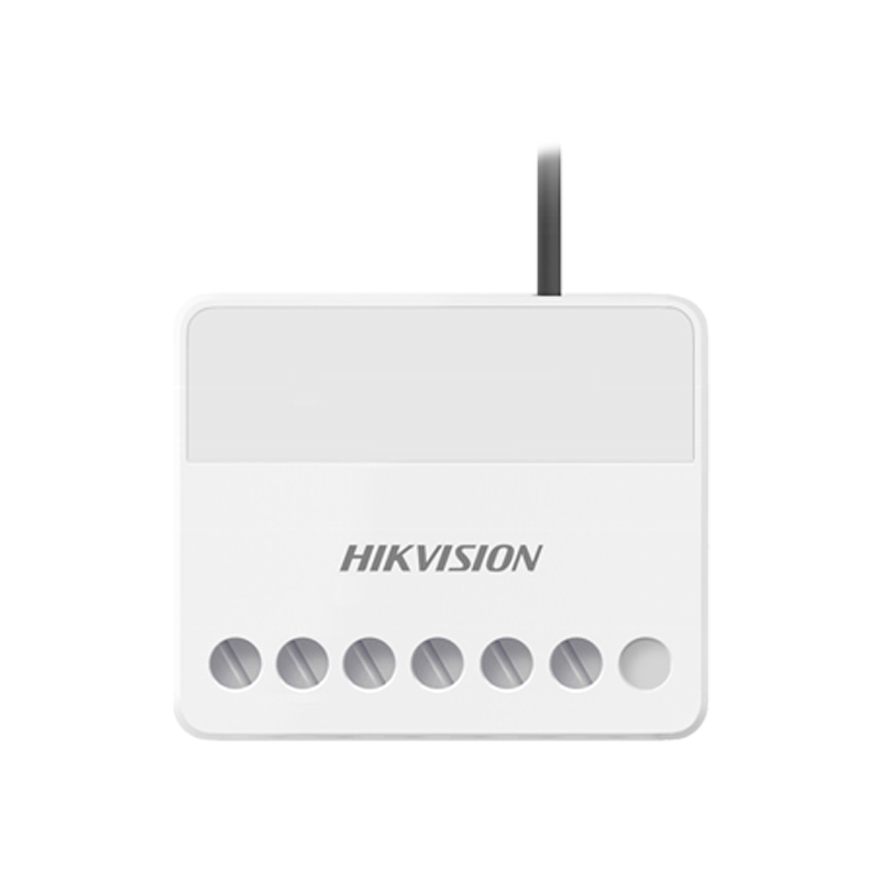 Modulo Uscita a relè wireless. Le ridotte dimensioni del modulo favoriscono </br>l'occultazione. Attivabile da pulsante APP / telecomando / tastiera consente </br>attraverso il contatto pulito, l'attivazione di apparecchiature diverse. </br>Impostazione di scenari.</br>L'ingresso Tamper può essere utilizzato come un ingresso di zona di allarme. Il </br>Led indica lo stato (Attivato / Disattivato). 1 Ingresso Tamper (NC/NO). 1 </br>Uscita (NO/NC 0-36Vcc, 5A Max). Portata wireless 1800mt. Configurabile tramite </br>App. Protezione jamming.</br>Alimentazione DC7V -24V. Dimensioni 35mm  25mm  18mm.</br>Installazione a parete o all'interno di una scatola di derivazione.</br>