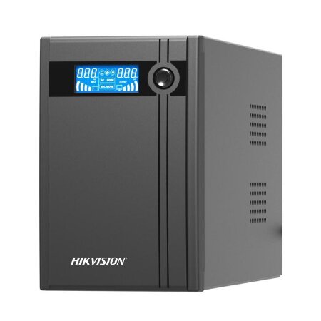 UPS con potenza nominale di 3000 VA / 1800 W.</br>Intervallo di tensione di ingresso: 140 / 290 Vca. Frequenza in ingresso: 50/60 </br>Hz.</br>Intervallo di tensione di uscita: 210 / 235 Vca. Frequenza in uscita: 50 Hz.</br>Prese uscite: 4x tipo P40 10/16 A <strong<(SchukoItaliana).</strong> AVR: </br>regolazione automatica di tensione.</br>Tempo di intervento: 10 ms. Forma d'onda: Pseudosinusoidale.</br>Display LCD con info Tensione di ingresso, tensione di uscita, capacità della </br>batteria, livello di carico.</br>Porta USB. Numero di batterie: 4. Capacità della batteria: 9 Ah. Tensione della </br>batteria: 12 V.</br>Tempo di ricarica: 6/8h 90. Protezioni da: sovratensione, sovraccarico, </br>cortocircuito. Umidità di esercizio 30/90.</br>Temperatura di funzionamento 0°C / 40°C.</br>Dimensioni 412x145x210 mm. Peso: 18.5 kg</br></br>