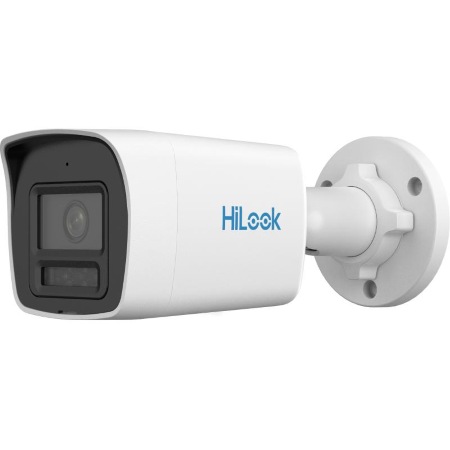 - Ottica: 2.8 mm (opzionale 4 mm)</br>- Immagini di alta qualità con risoluzione 2 MP</br>- Supporta il rilevamento Motion Detection 2.0 uomo e veicolo</br>- Tecnologia Smart Hybrid Light per illuminazione su rilevazione del movimento</br>- Compressione con tecnologia H.265</br>- Microfono integrato ascolto audio ambientale in tempo reale</br>- IP67</br>