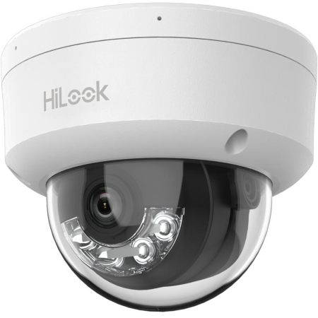 - Ottica: 2.8 mm (opzionale 4 mm)</br>- Immagini di alta qualità con risoluzione 2 MP</br>- Supporta il rilevamento Motion Detection 2.0 uomo e veicolo</br>- Smart Hybrid Light per illuminazione su rilevazione del movimento</br>- Compressione con tecnologia H.265</br>- Microfono integrato ascolto audio ambientale in tempo reale</br>- IP67, IK08</br>