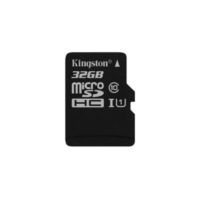 32 GB (microSDHC), classe 10, 25MB/s in lettura e 20MB/s di scrittura, 14.99 mm </br> 10,92 mm  1,02 mm, compatibile con microSDHC, microSDHC, microSDHC UHS-I e </br>microSDXC UHS-dispositivi host.</br>