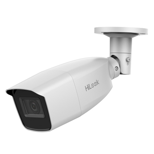 - Sensore CMOS 2 MP</br>- Bullet Exir da esterno</br>- 40 m IR,ICR, 0.01 Lux/F1.2</br>- 12 VDC, Smart IR, DWDR, DNR, OSD Menu</br>- IP66, Ottica 2.8-12 mm Varifocal</br>- Video output HD-TVI/AHD/CVI/CVBS</br>- Materiale: Metallo e Plastica</br>