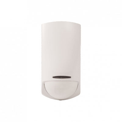 Rivelatore infrarosso passivo da interno via radio bidirezionale. Immune ad </br>animali fino a 25 Kg circa. Copertura 12m. Angolo di rivelamento 90°. Analisi </br>digitale dei segnali. LED di segnalazione escludibile. Sensibilità e attivazione</br> dell'infrarosso programmabile da software. Protezione antiapertura. Protezione </br>a movimento/inclinazione. Batteria CR17450. Certificazione EN50131-2-4 Grado 2.</br>
