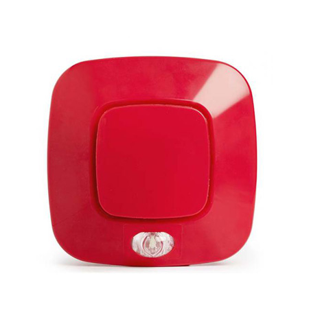 Segnalatore ottico acustico autoindirizzato rosso. 240 indirizzi completo di </br>isolatore. Installazione a parete. 14 toni e 16 messaggi vocali (tramite </br>EDVR2000 o centrali serie PREVIDIA). 101dB(A)1m (dipendente dal tono </br>selezionato). Certificazione CPR EN54pt3/pt23 IMQ W-3,5-10,2.</br>