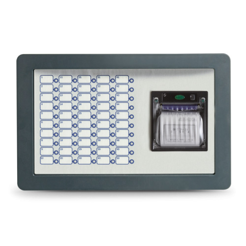 Modulo frontale dotato di 50 LEDs a tre colori programmabili e stampante </br>termica. Solo per centrali PREVIDIA216</br>