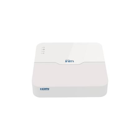 <strong>NVR 4CH PoE</strong></br></br>Gli NVR disponibili in configurazioni da 4 e 8 canali PoE, con un'ampia gamma di</br> funzionalità, sono progettati per installazioni in ambienti residenziali e </br>commerciali. I dispositivi gestiscono gli eventi di Analisi Video, garantendo </br>una protezione avanzata. Il playback locale è semplificato grazie all'uso di </br>filtri evento o Smart Search. Grazie al firmware dedicato, è possibile </br>l'integrazione con InVista, la piattaforma di videoverifica. Inoltre, la </br>connessione con Inim Cloud consente di controllare il sistema attraverso le app </br>InimTech Security, per l'installatore, e Inim Home per l'utente, fornendo una </br>soluzione unica e completa per la sicurezza, la domotica, la TVCC e la ricezione</br> di notifiche e video eventi.</br></br><strong>Specifiche tecniche:</strong> NVR041PK</br></br><strong>Ingresso Video IP:</strong> 4 PoE</br></br><strong>In/Out Bandwidth:</strong> 80/64Mbps</br></br><strong>Uscita HDMI/VGA:</strong> HDMI  VGA</br></br><strong>SATA (HDD):</strong> 1, max 6TB <strong>(HardDisk Escluso)</strong></br></br><strong>Registrazione (risoluzione max):</strong> 8 MP (Dual Stream)</br></br><strong>Playback sincrono (max):</strong> 4 canali</br></br><strong>Decodifica (capacità max):</strong> H.265: 4 x 4K30, 8 x 4MP30, 16 x </br>1080p30</br></br><strong>Compressione Video:</strong> Ultra 265, H.265, H.264</br></br><strong>Eventi Intelligent Detection by Camera:</strong> Intrusion Detection, </br>Cross Line Detection, Enter Area, Leave Area</br></br><strong>Ricerca su Eventi:</strong> General Search, VCA Search, People Counting </br>Report</br></br><strong>Eventi Intelligent Detection by Camera:</strong> Full channels </br>(Intelligent Detection  Smart Detection)</br></br><strong>Allarmi Generici (in funzione del tipo di telecamera):</strong> Motion </br>Detection, Ultra Motion Detection, Tampering, Human Body Detection, Video Loss, </br>Alarm Input, Audio Detection, invio stringhe HTTP (su varie tipologie di </br>evento).</br></br><strong>Network Interface:</strong> 1 x RJ-45 10M/100M Ethernet Interface</br></br><strong>Supporto Cloud upgrade:</strong> SI</br></br><strong>Fanless design:</strong> SI</br></br><strong>Compliant:</strong> ONVIF (Profilo S) - NDAA</br></br></br>
