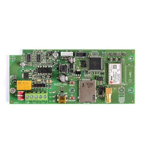 Comunicatore telefonico PSTN, GSM/GPRS/3G interno. Invio di messagg vocali, </br>segnalazioni digitali (contact-Id, etc.) ed SMS, solo per PREVIDIA COMPACT. </br>Completo di antenna. Certificazione CPR EN54pt21 su PSTN e GSM IMQ.</br>