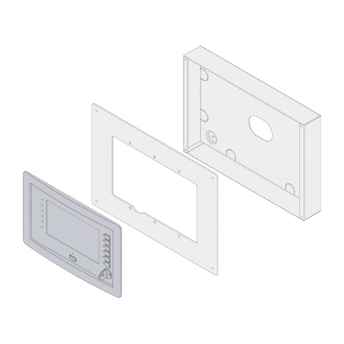 Contenitore per il montaggio del modulo FPMCPU come ripetitore remoto.</br>