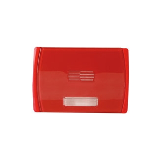 SIRENA OTTICO/ACUSTICA PIEZO PER INTERNO DI COLORE ROSSO ALIM. 24Vdc IP31</br>