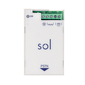 Modulo interno PSTN per centrali serie SOL. Comunicatore digitale con 15 numeri.</br> Comunicatore vocale con scheda opzionale Smartlogos30M. Possibilità di </br>inserimento a caldo.</br>