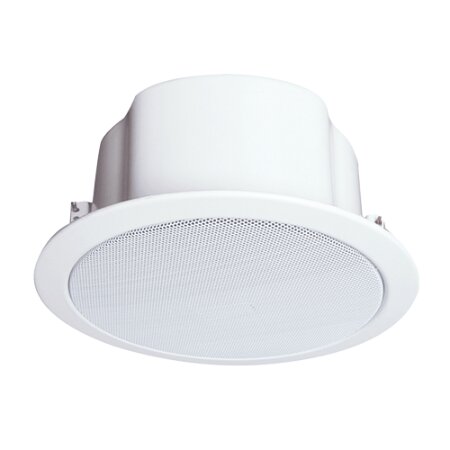 <strong>DIFFUSORE ACUSTICO DA 6,5" PER MONTAGGIO A SOFFITTO DA 6W</strong></br></br>Il diffusore acustico SPI-C66100 per sistemi di di evacuazione vocale è uno </br>speaker da 6W provvisto di tre clip a molla per il fissaggio ad incasso, è </br>completo di cupola di protezione metallica per la parte posteriore, di una </br>griglia metallica per la protezione della parte a vista e di morsetti in </br>ceramica e termofusibile di protezione. Questo dispositivo supporta linee a 70V </br>o 100V e rappresenta un ottimo compromesso tra costo e qualità dell'audio. </br>Tramite una spina di selezione, l'altoparlante può essere impostato per erogare </br>una potenza di 1.5, 3 o 6 W.</br></br><strong>Caratteristiche principali</strong></br></br>- Speaker da 6,5"</br>- Adatto per linee 70V o 100V</br>- Dotato di trasformatore interno per adattamento dei parametri della potenza</br>- Montaggio a soffitto da incasso</br>- Aggancio rapido mediante tre ganci metallici a molla</br>- Selettore interno per regolare la potenza di uscita a 1.5 / 3 / 6 W</br>- Cupola posteriore metallica inclusa</br>- Griglia frontale metallica</br>- Colore bianco</br>- Terminale di connessione in ceramica</br>- Termofusibile di protezione incluso</br>- Certificato EN54-24</br>