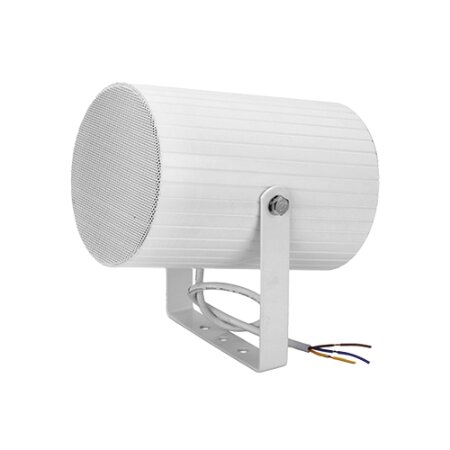 <strong>PROIETTORE ACUSTICO BIDIREZIONALE DA 6,5" PER MONTAGGIO A PARETE O A </br>SOFFITTO DA 20W</strong></br></br></br>Il proiettore acustico SPI-DP40110 per sistemi di evacuazione vocale è uno </br>speaker bidirezionale da 20W realizzato in alluminio. La staffa metallica di </br>fissaggio inclusa nell'imballo consente di orientare l'inclinazione di questo </br>altoparlante una volta installato. Il dispositivo è provvisto di una griglia </br>metallica per la protezione della parte a vista, supporta linee a 70V o 100V e </br>tramite selettore può essere impostato per erogare una potenza di 5 / 10 / 20 W.</br></br></br><strong>Caratteristiche principali</strong></br></br>- Due speaker da 6,5"</br>- Adatto per linee 70V o 100V</br>- Dotato di trasformatore interno per adattamento dei parametri della potenza</br>- Staffa metallica di fissaggio orientabile</br>- Selettore interno per regolare la potenza di uscita a 5 / 10 / 20 W (potenza </br>distribuita sui due speaker)</br>- Contenitore in alluminio</br>- Griglia frontale metallica</br>- Colore grigio</br>- Connessione mediante scatola IP66 esterna fornita</br>- Termofusibile incluso</br>- Certificato EN54-24</br>