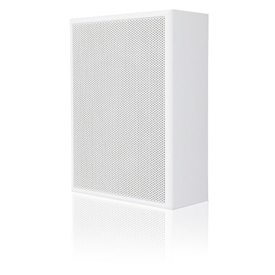 Diffusore per sistemi di evacuazione vocale, certificazione EN54 pt24.</br>Montaggio a parete.</br>Potenza nominale 10W100V. SPL 99,2 (dB).</br>Per uso interno (Tipo A) IP21C.</br>Potenza regolabile (10/6/3/1,5W).</br>Corpo in MBF. Completo di morsetti ceramici e fusibile termico.</br>Dimensioni 253X193X83mm.</br>Colore bianco RAL 9010. (conf. 2 pz. prezzo singolo)</br></br>