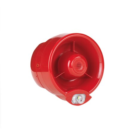 I segnalatori di allarme via radio per montaggio a parete delle serie WS2000, </br>nelle varie versioni, dispongono di un segnalatore acustico con 32 toni </br>selezionabili, lampeggiatore a luce bianca (certificato VAD secondo la EN54-23),</br> disponibili in contenitore plastico rosso o bianco.</br></br><strong>Caratteristiche dei segnalatori di allarme via radio WS2000</strong></br></br>- 32 toni diversi impostabili da DISP SWITCH</br>- Attivabile con due toni differenti (preallarme ed allarme)</br>- Livello regolabile da DIP SWITCH (4 livelli)</br>- Potenza lampeggiatore regolabile</br>- Comunicazione via radio bi-direzionale</br>- Comunicazione via radio basata su due canali ridondanti</br>- Raggio di comunicazione radio esteso (fino a 200 m)</br>- Durata batterie 5 anni (durata stimata, potrebbe variare in base alla </br>frequenza di attivazione)</br>- Utilizza batterie al litio standard a basso costo</br>- Certificato EN54-25, EN54-23 ed EN54-3</br></br><strong>Caratteristiche tecniche dei segnalatori di allarme via radio </br>WS2000</strong></br></br>- Frequenza operativa:  868  870 MHz</br>- Massima potenza irradiata:  14dBm (25mW)</br>- Potenza acustica : 100dB (/- 3 dB a seconda del tono impostato)</br>- Copertura ottica(EN54-23): W-2.5-7</br>- Dimensioni: Diametro 192 h:130mm</br>- Peso (Senza batterie) : 380 g</br>- Batterie : 2x CR123A</br>- Temperatura di funzionamento -10°C to 55°C</br>- Massima umidità:  (non condensing) 95 RH</br>- Grado di protezione IP: Certificato IP33C- Progettato per conformità con IP65</br></br>