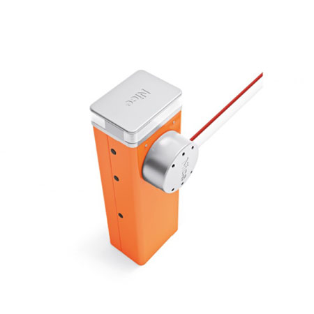 Sistema alzabarriera elettromeccanico per il controllo degli accessi stradali.</br></br>Motoriduttore 24 Vdc, con centrale di comandoe loop detector integrati.</br>Per aste da 3m.</br>Modulare: pratica composizione delle aste tramite il giunto di espansione in </br>alluminio.</br>Possibilità di controllare il movimento di due automazioni contrapposte in </br>modalità intelligente grazie alla funzione master/slave".</br>Forza e affidabilità: struttura robusta in acciaio, nuove molle di bilanciamento</br> ad elevata tenuta garantite fino a 1.000.000 di manovre e asta sezione </br>ellittica con elevata resistenza alle raffiche di vento.</br></br>