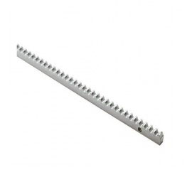 Cremagliera M4 30x8x1000 mm zincata completa di viti e distanziali.</br>