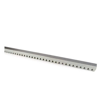 Cremagliera M6 30x30x1000 mm zincata, a saldare, da accoppiare alla corona </br>RUA12.</br>