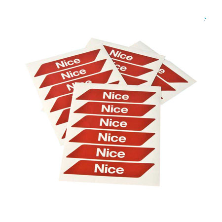 Strisce rosse adesive rinfrangenti 24 pz.</br>