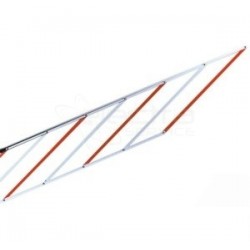 Rastrelliera in alluminio da 2 m.</br>