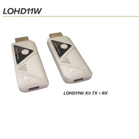 Extender wireless HDMI 1080P portata fino a 30mt in spazio aperto alimentazione </br>USB</br></br>