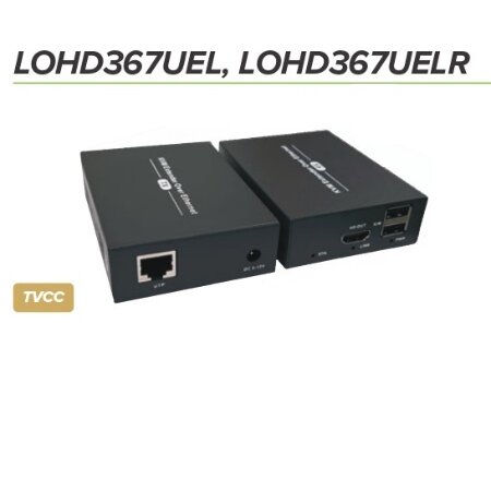 Ricevitore Extender aggiuntivo a bassa latenza per LOHD367UEL 1xHDMI  2xUSB su </br>protocollo TCP/IP distanza 100mt singolo cavo UTP supporta formato 1080P. </br>Alimentatori inclusi nella confezione (confezione 2 Pz / Prezzo unitario)</br></br></br></br></br></br></br></br></br>