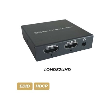 Splitter 2 Vie HDMI 1 Ingresso 2 Uscite supporta 4K60hz - non supporta </br>Downscale sulle uscite</br></br></br></br></br></br></br></br></br></br>