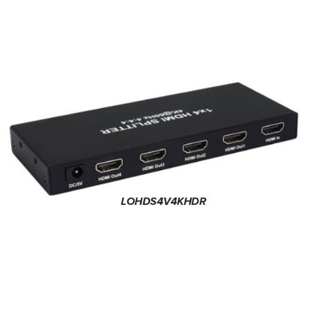 Splitter 4 Vie HDMI 1 Ingresso 4 Uscite supporta 4K60hz YUV 4:4:4 -  HDR </br>Compatibile con LPCM 7.1, Dolby TrueHD, Dolby Digital plus,DTS-HD master audio</br></br></br></br></br></br></br></br>