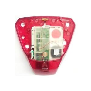 Sirene esterne autoalimentate.</br>Potenza suono: 105dB</br>Lampeggiante a LED</br>Tamper antiapertura ed antistrappo</br>Batteria ricaricabile inclusa</br>Coperchio fornito separatamente</br>Base di colore rosso</br></br></br></br></br></br></br></br></br>