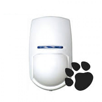 Rivelatore infrarosso volumetrica quad Radio Portata 10m, Pet immune fino a 25Kg</br></br>