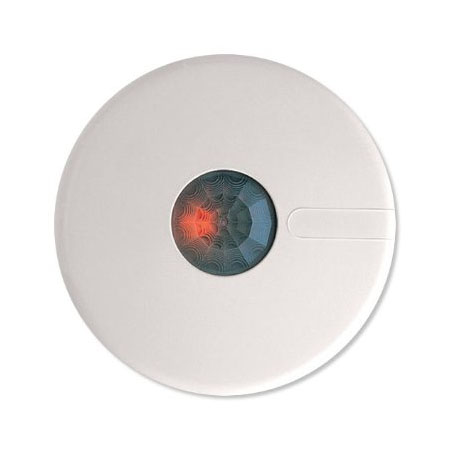 Rivelatore da soffitto ad Infrarosso Passivo, Copertura 13m su 360° ed eol </br>integrate</br>PIR a Doppio Elemento</br>Conteggio Impulsi</br>Elevata Immunità RF e alla Luce Bianca</br>
