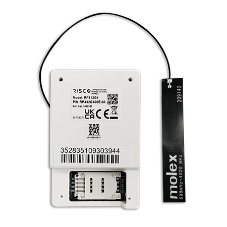 I Moduli di Comunicazione 4G/2G Plug-in consentono alle Centrali Antintrusione </br>di RISCO di comunicare tramite reti 4G/2G per la segnalazione di eventi, il </br>controllo e la programmazione remota.</br></br>Possono essere utilizzati come comunicazione principale o come backup per il </br>modulo di comunicazione IP e Wi-Fi. Il modulo supporta i formati di segnalazione</br> SIA/IP, SIA e Contact ID.</br></br>I moduli supportano la notifica parallela e la segnalazione degli eventi al </br>RISCO Cloud, agli Istituti di Vigilanza e ai numeri Seguimi (Follow Me) via </br>email e/o SMS, oltre all'accesso remoto alla centrale tramite Configuration </br>Software per la configurazione e la diagnostica.</br></br>I moduli di comunicazione plug-in consentono comunicazioni e segnalazioni in </br>tempo reale tramite una scelta di opzioni  avviso via email, SMS o voce  e </br>formati di segnalazione.</br>